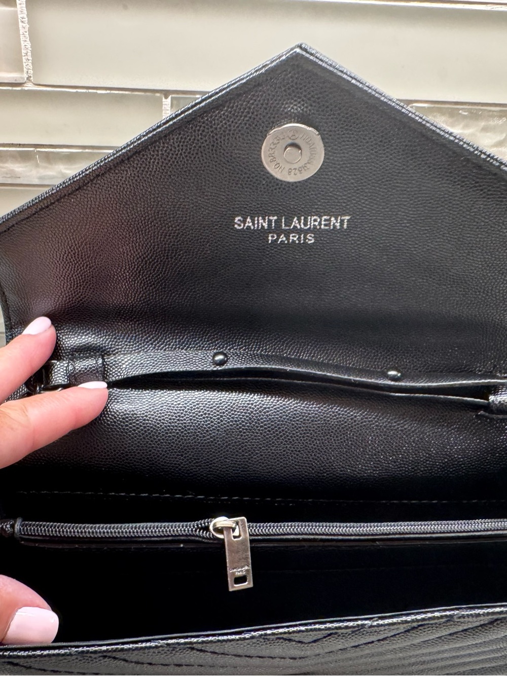 YSL black crossbody / clutch - Picture 6 of 9